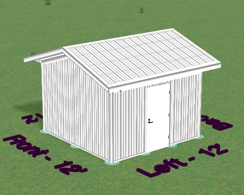 8x8x8 pole barn