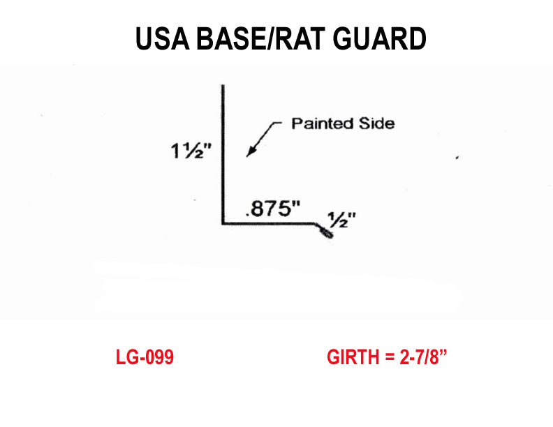 Base Trim / Rat Guard - Metal Trim & Flashing Base Trim Profile