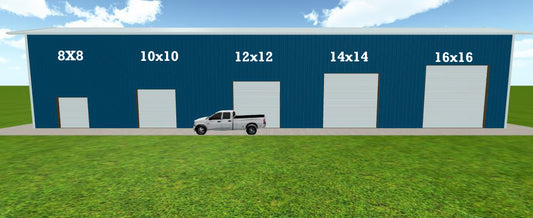 OVERHEAD DOOR GARAGE DOOR METAL DOOR 8 FT WIDE