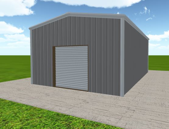 OVERHEAD DOOR GARAGE DOOR METAL DOOR 8 FT WIDE