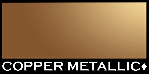Gutter in Copper Metallic Color