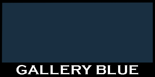 Metal Trim - Double Angle - Gallery Blue Color