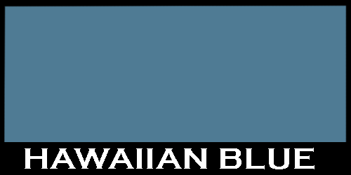 Gutter in Hawaiian Blue Color