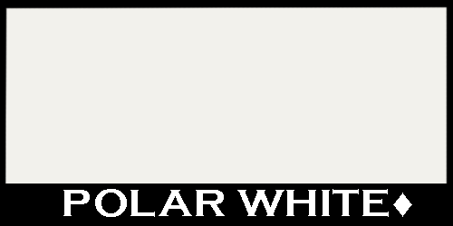 Gutter in Polar White Color