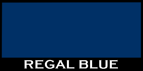 Metal Trim - Double Angle - Regal Blue Color