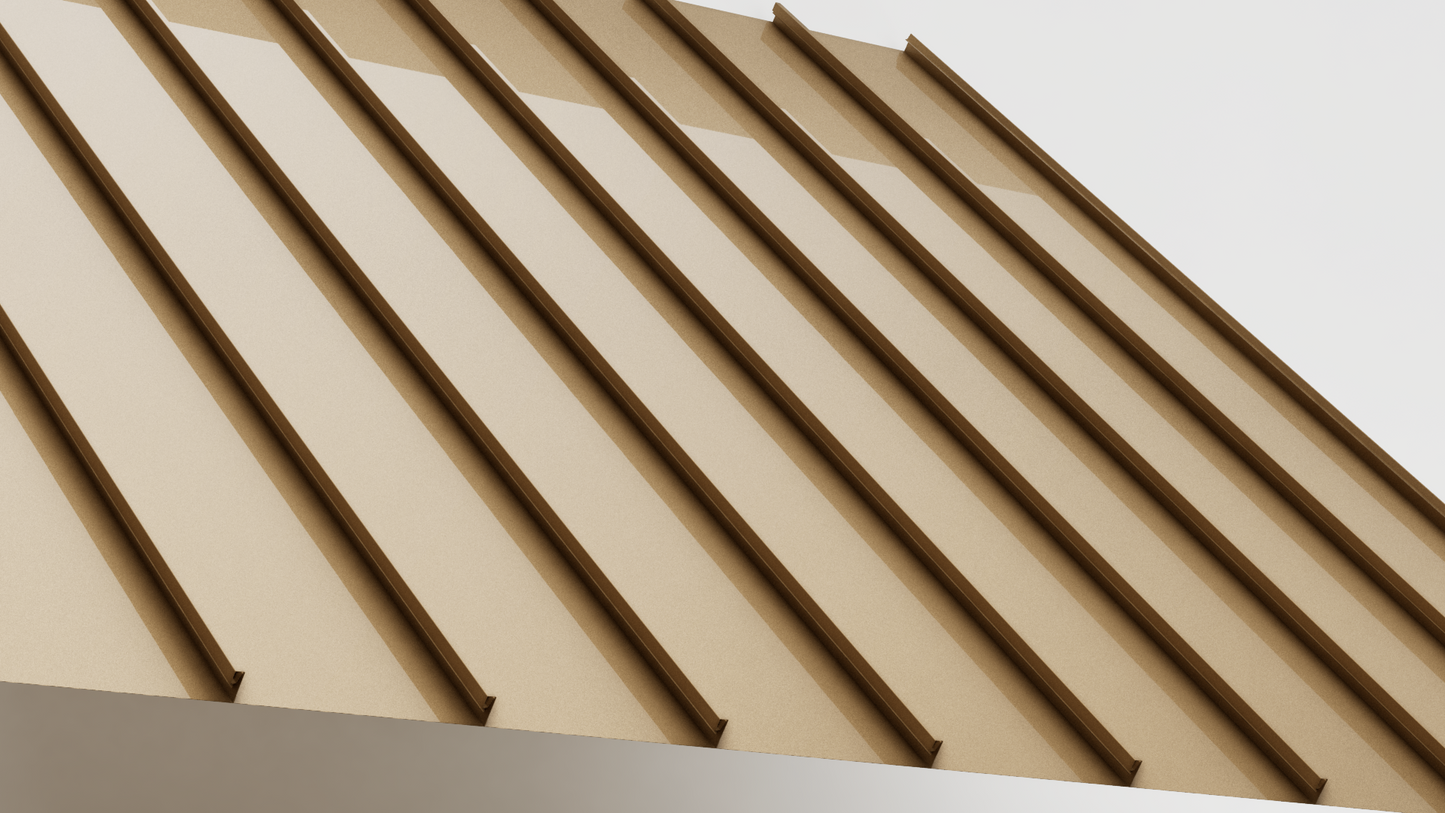 24ga Painted Standing Seam Metal Panels