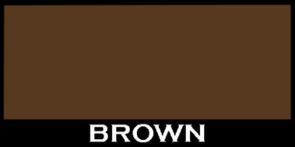 Metal Trim - Double Angle - Brown Color