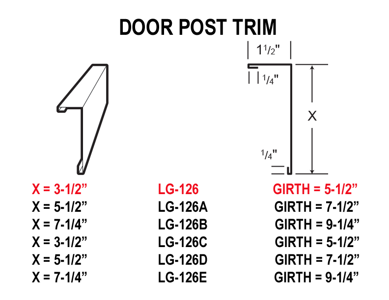 Metal Trim & Flashing - Door Trim Profile