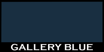 Metal Trim & Flashing - F & J Channel - GALLERY BLUE color