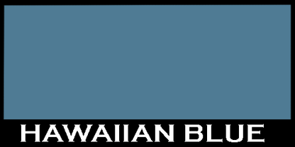 Metal Trim - Double Angle - Hawaiian Blue Color