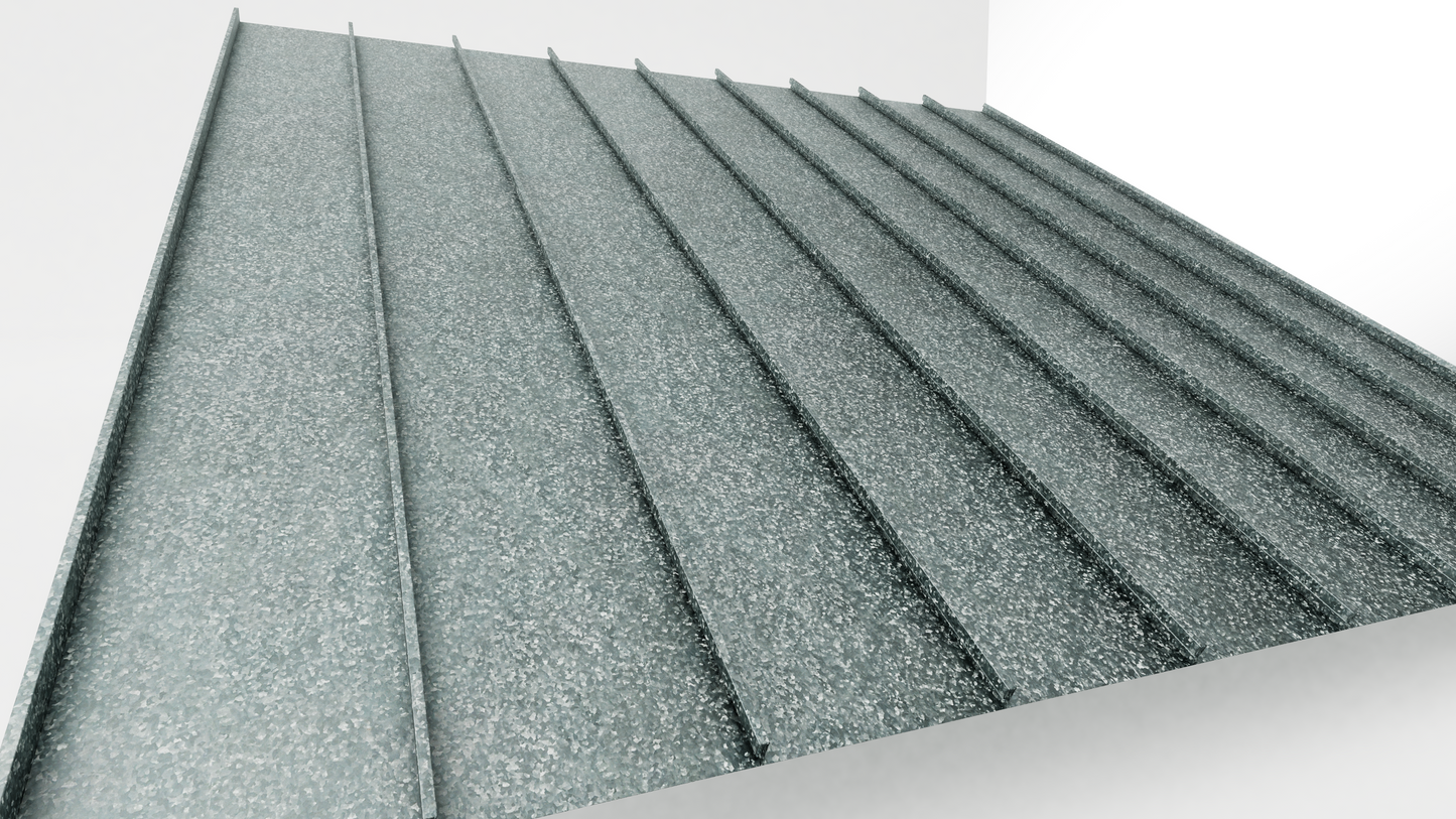 24 Ga Galvalume Standing Seam Metal Panels