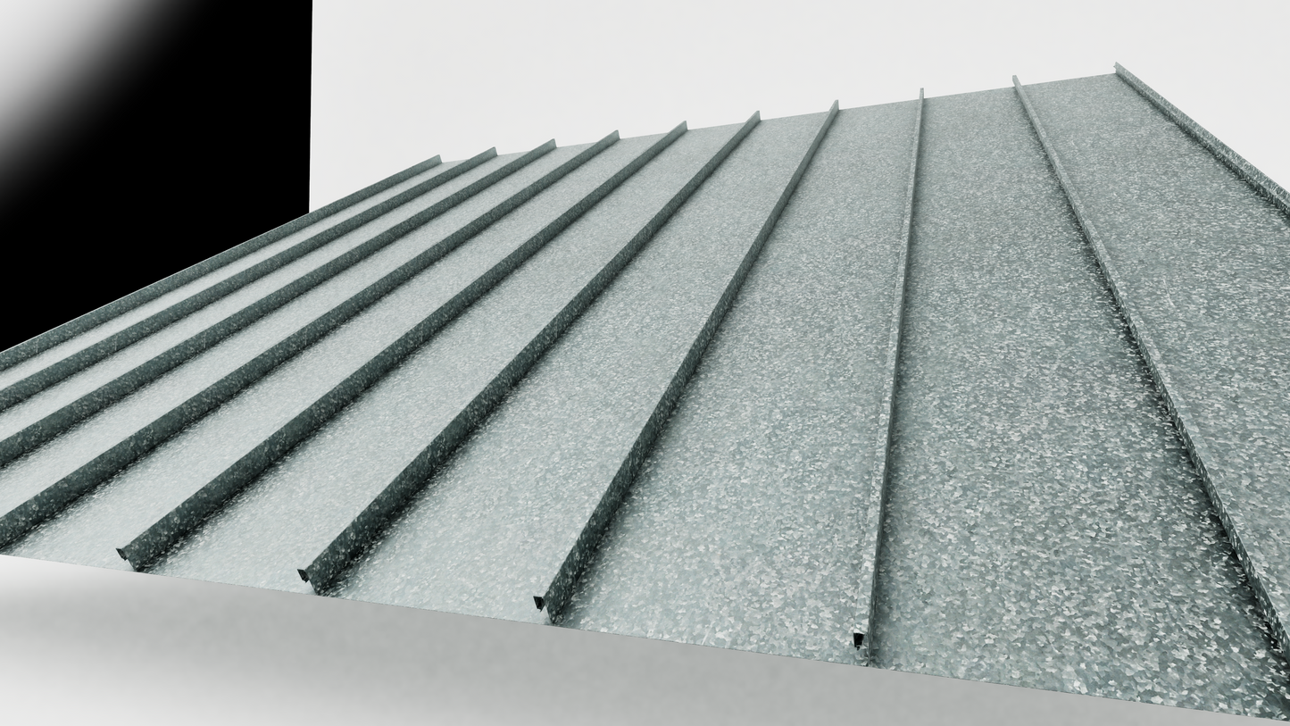 24 Ga Galvalume Standing Seam Metal Panels