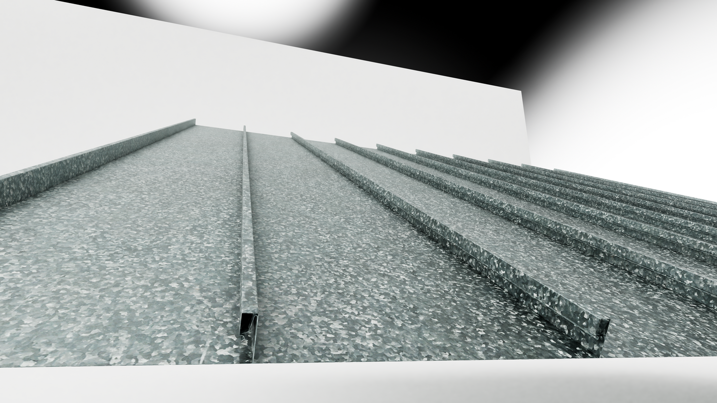 24 Ga Galvalume Standing Seam Metal Panels