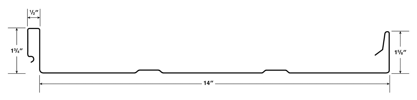 24 Gauge Painted Standing Seam Metal Panels - Rolled Metal for Roof, Walls, Wainscot and More!